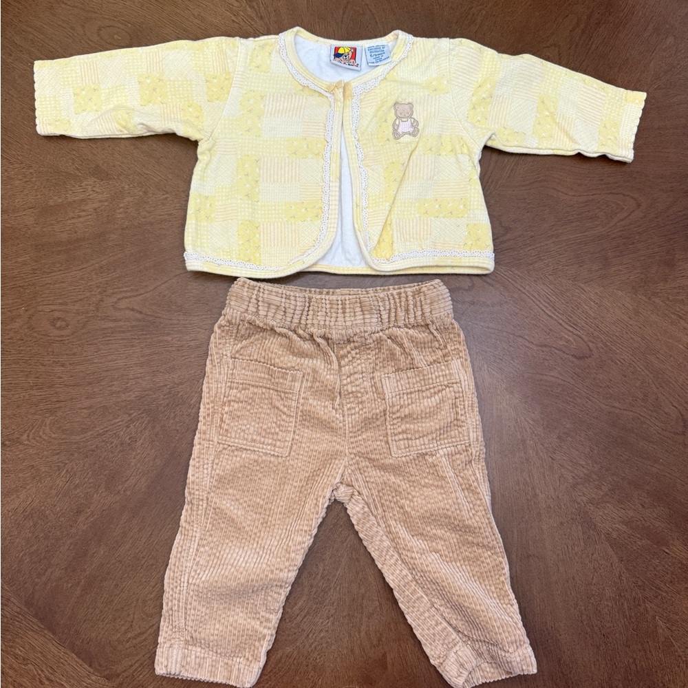 Vintage Baby Outfit Set